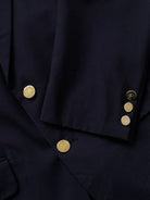 Burberry 1980s Bespoke Button Pure Wool Blazer - 38R/M - SYLK