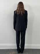 Balmain 1990s Wool Stripe Single Breasted Suit - 38R/W30 - SYLK