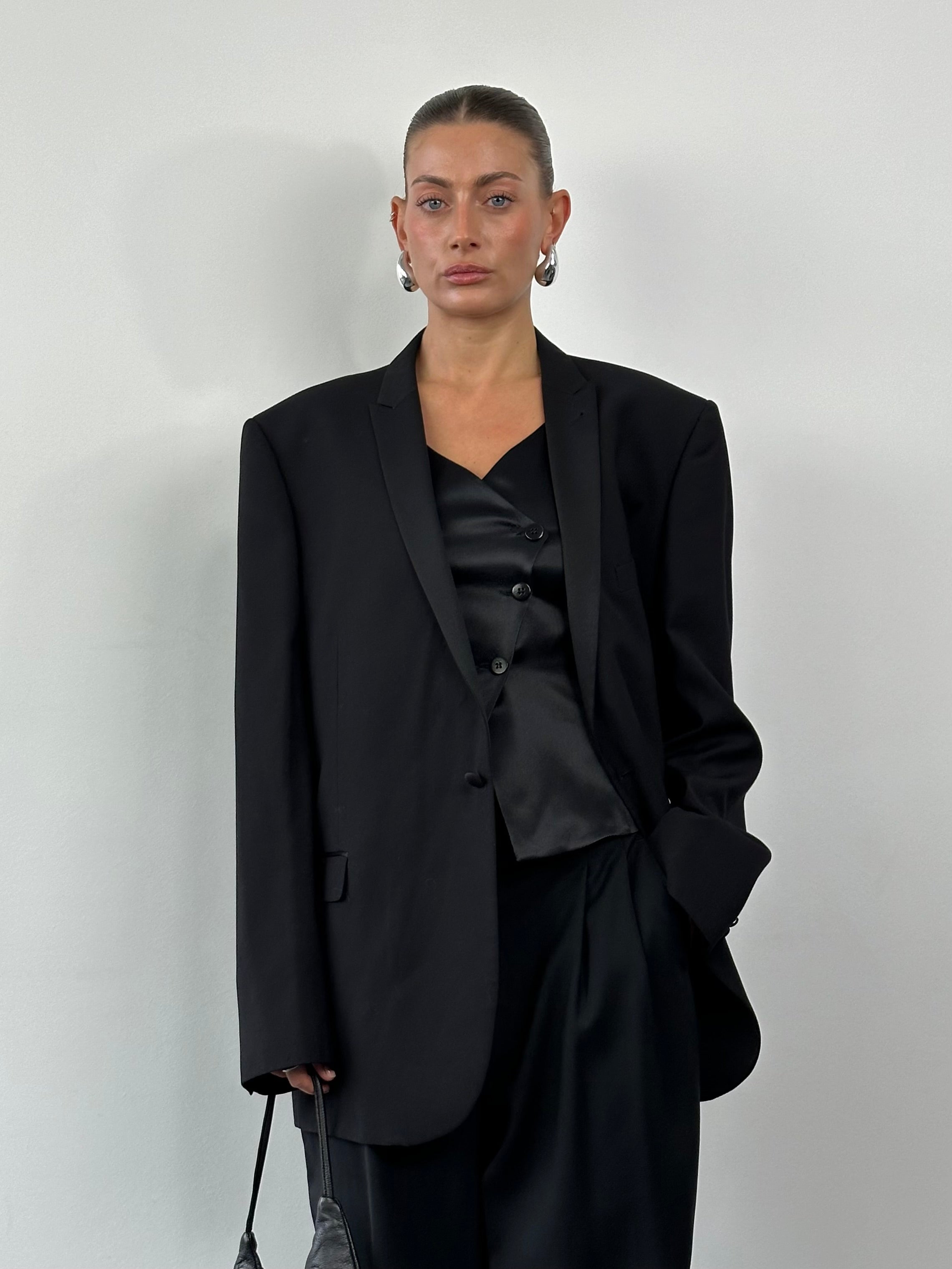 Vintage Tuxedo Single Breasted Suit - 46L/W38 - SYLK