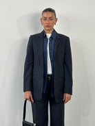 Vintage 1990s Pinstripe Pure Wool Suit - 38R/W28 - SYLK