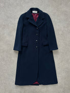 Christian Dior 1970s Pure Wool Single Breasted Coat - M - SYLK