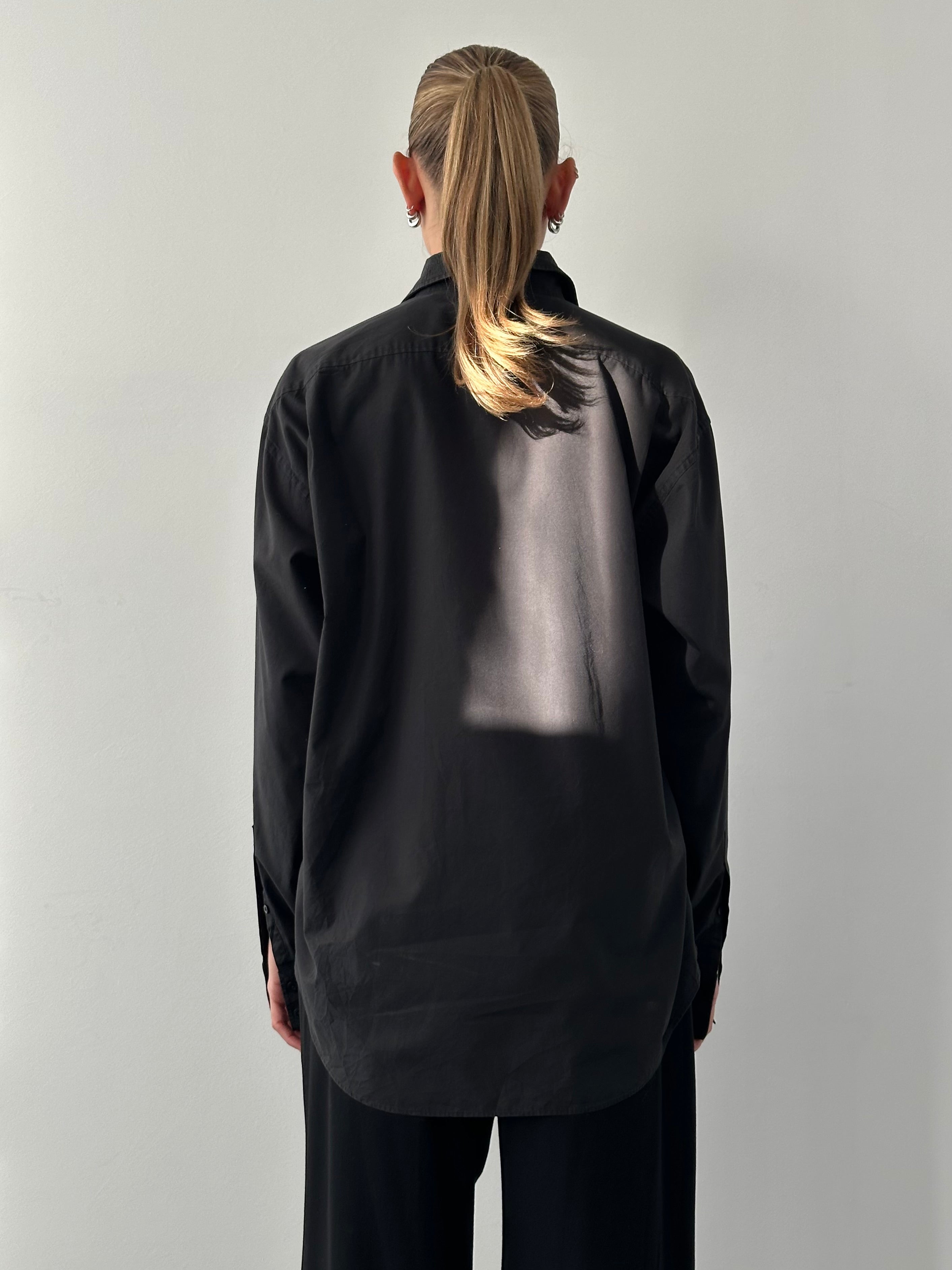 Yves Saint Laurent Pour Homme pure cotton logo shirt in XL, featuring a classic design with the brand's signature logo visible.