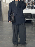 Yves Saint Laurent 1990s Wool Double Breasted Blazer - SYLK