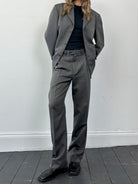 Vintage Herringbone Single Breasted Suit - 38R/W32 - SYLK