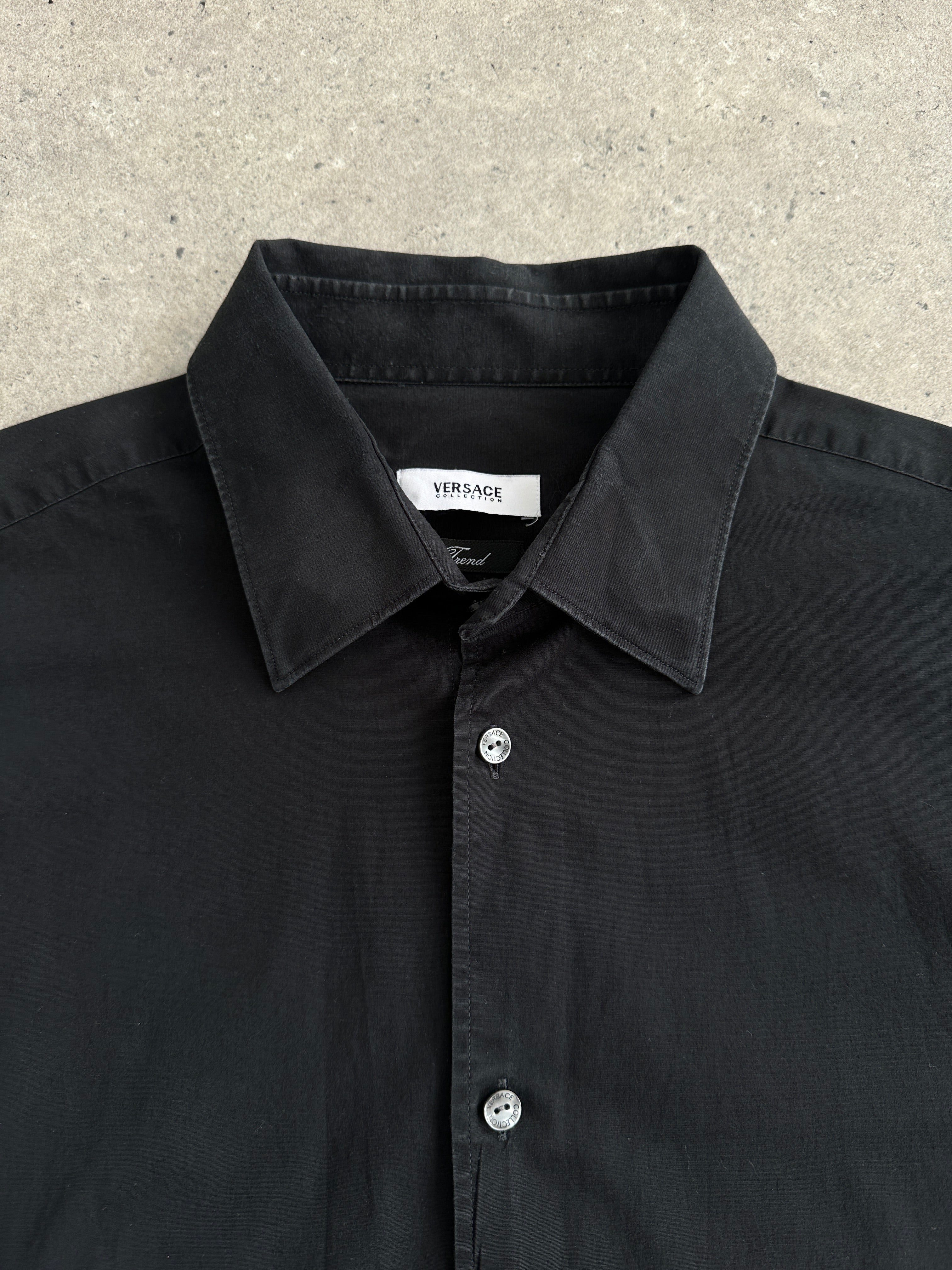 Versace Collection cotton shirt in size L, stylish men's shirt with classic design and quality fabric.