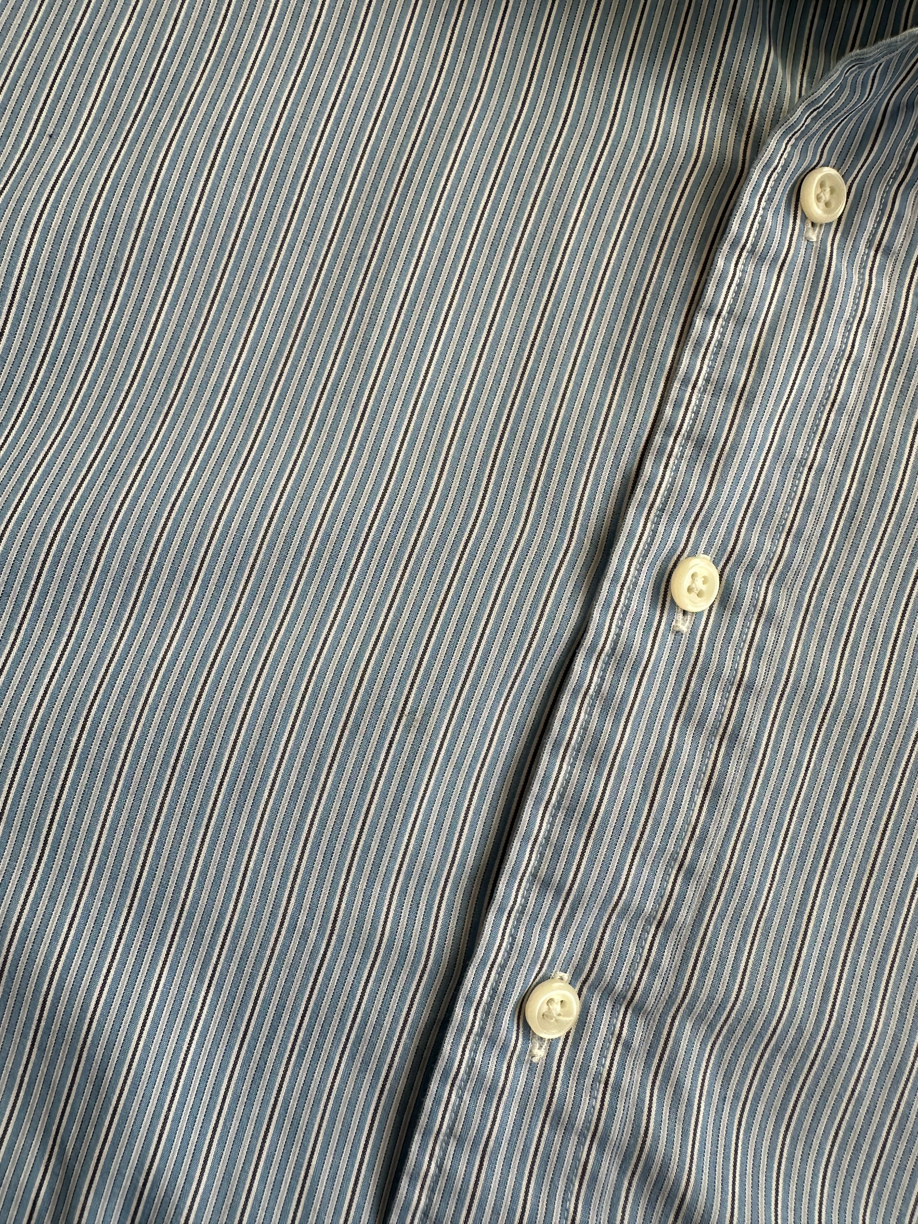 Ralph Lauren Stripe Pure Cotton Logo Shirt - XL - SYLK