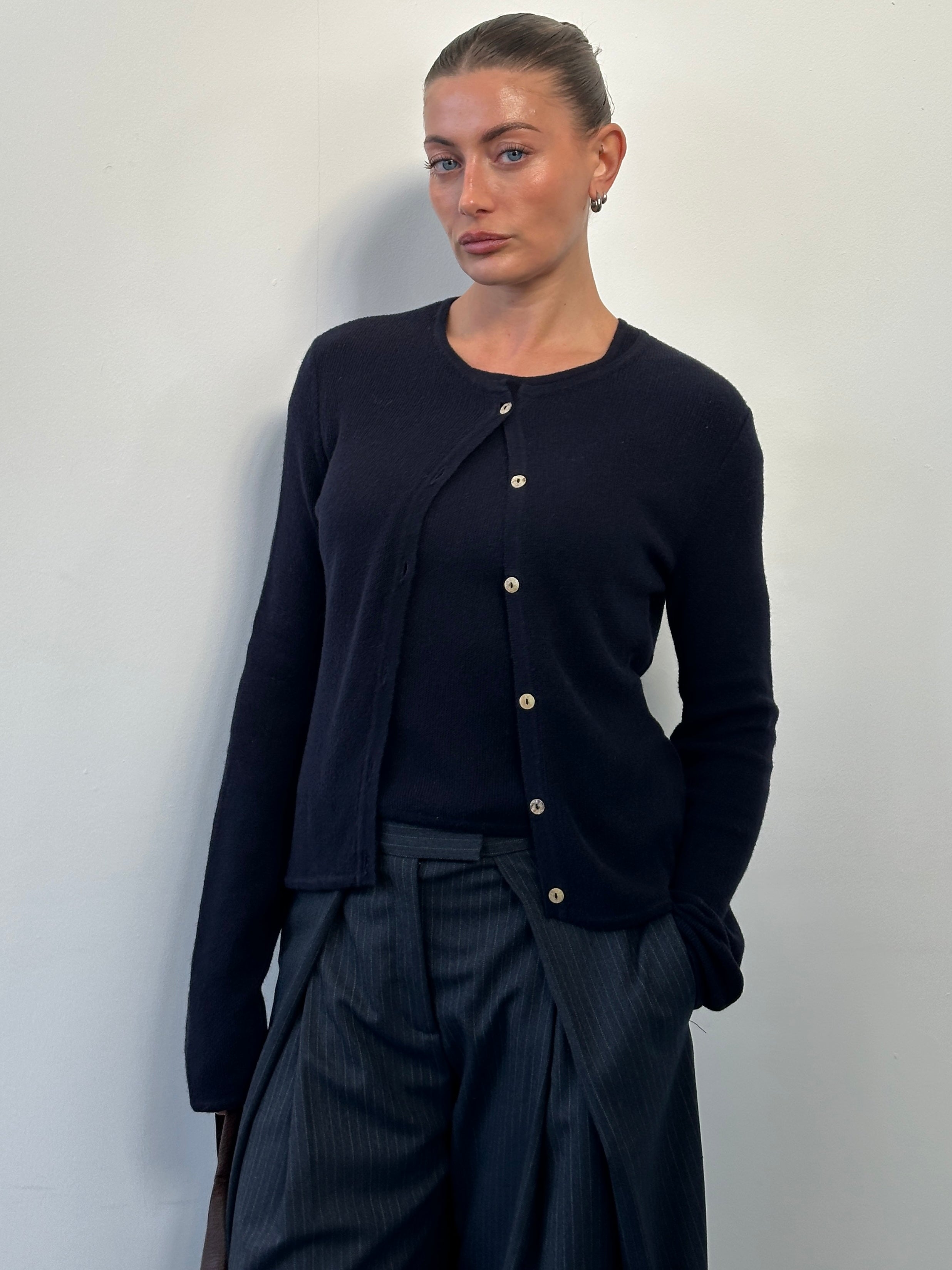 Armani Jeans 2000s Cotton Alpaca Knit Two Piece Set - S - SYLK