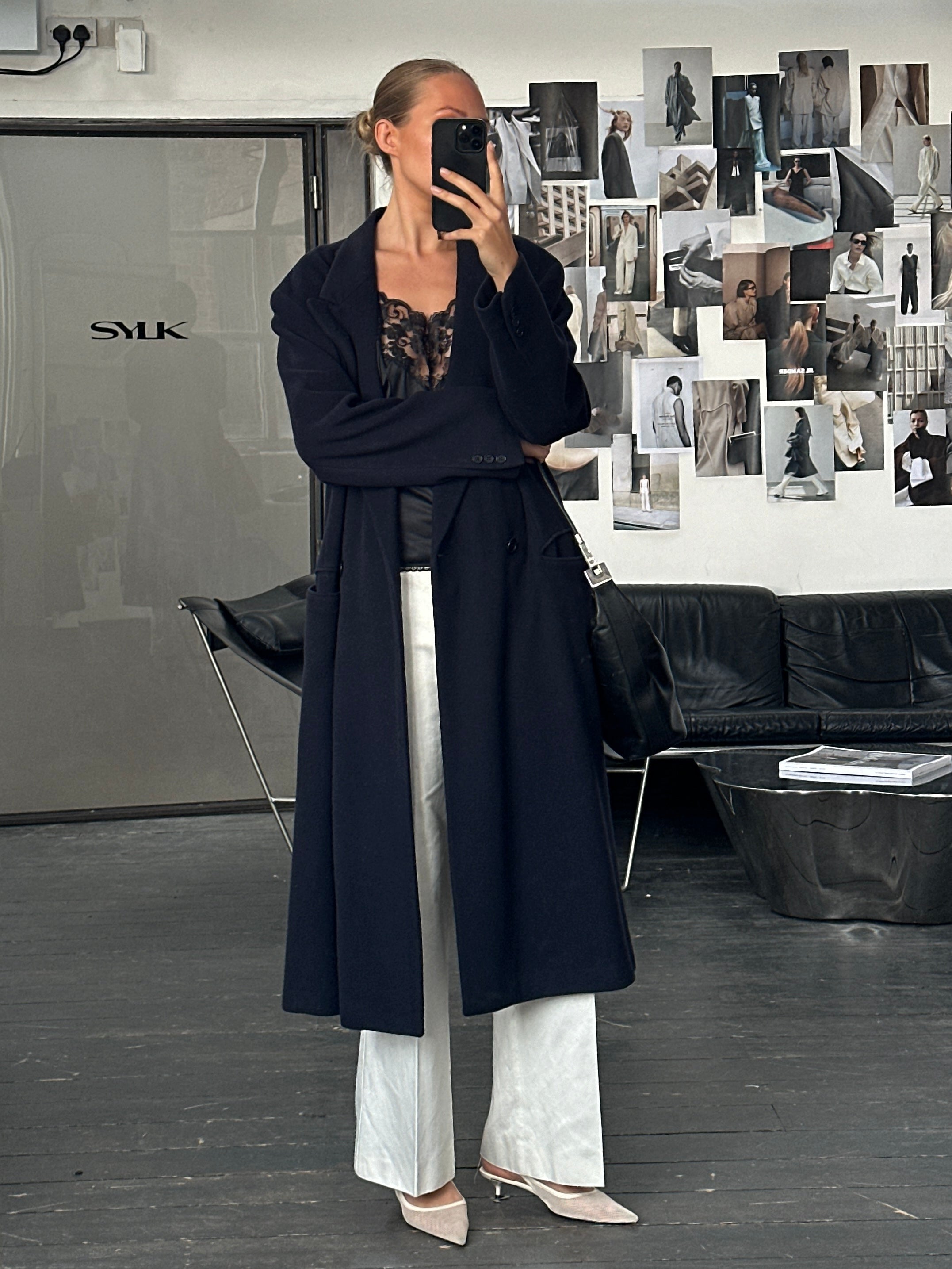 古着 archive EMPORIO ARMANI ウールロングコート Y2K 美品】00's vintage ARMANI ロングコート アーカイブ y2k - メルカリ