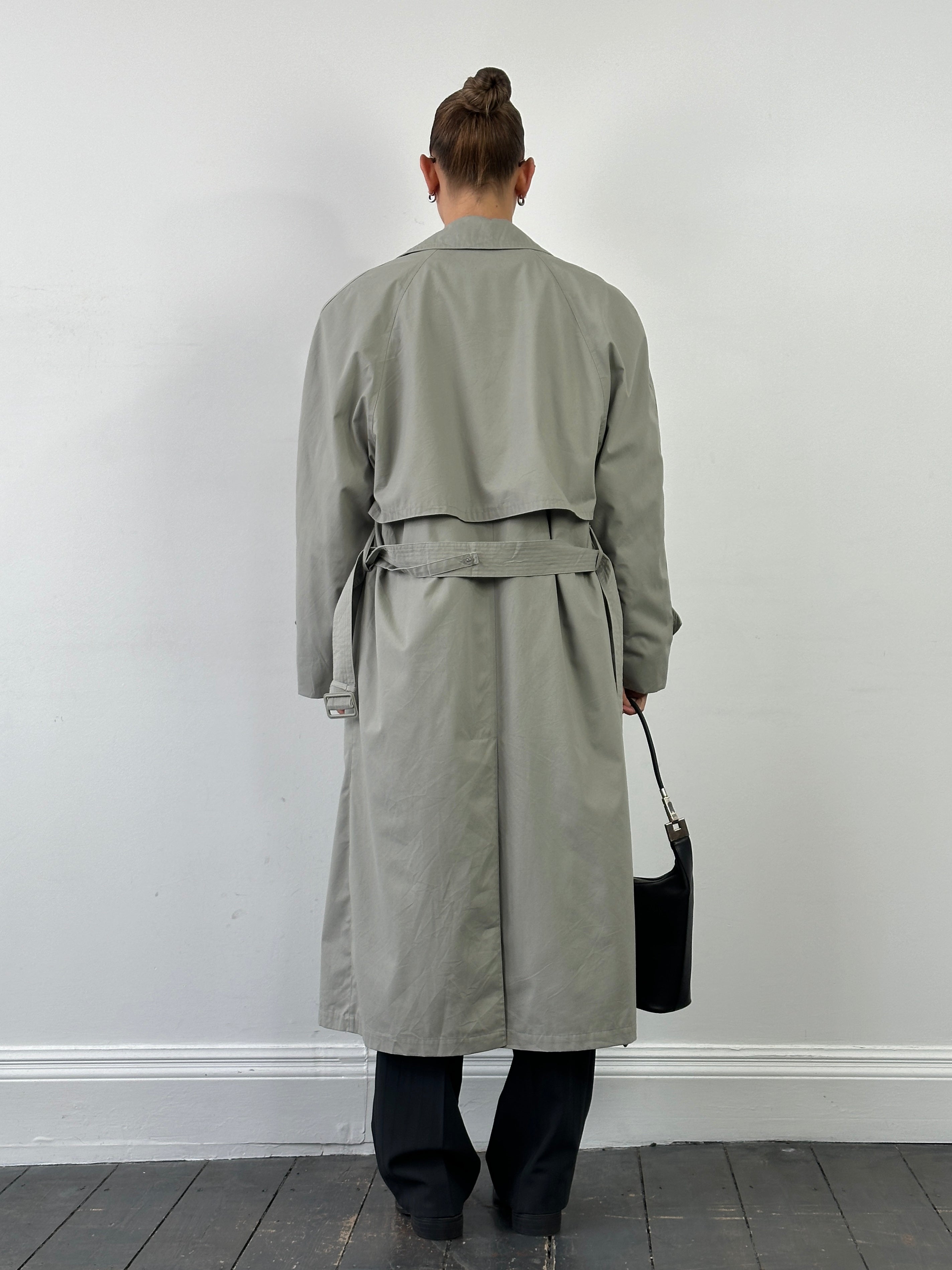 London Fog Double Breasted Belted Trench Coat - XL/XXL - SYLK