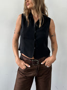 Mani Silk Blend Waistcoat - S - SYLK