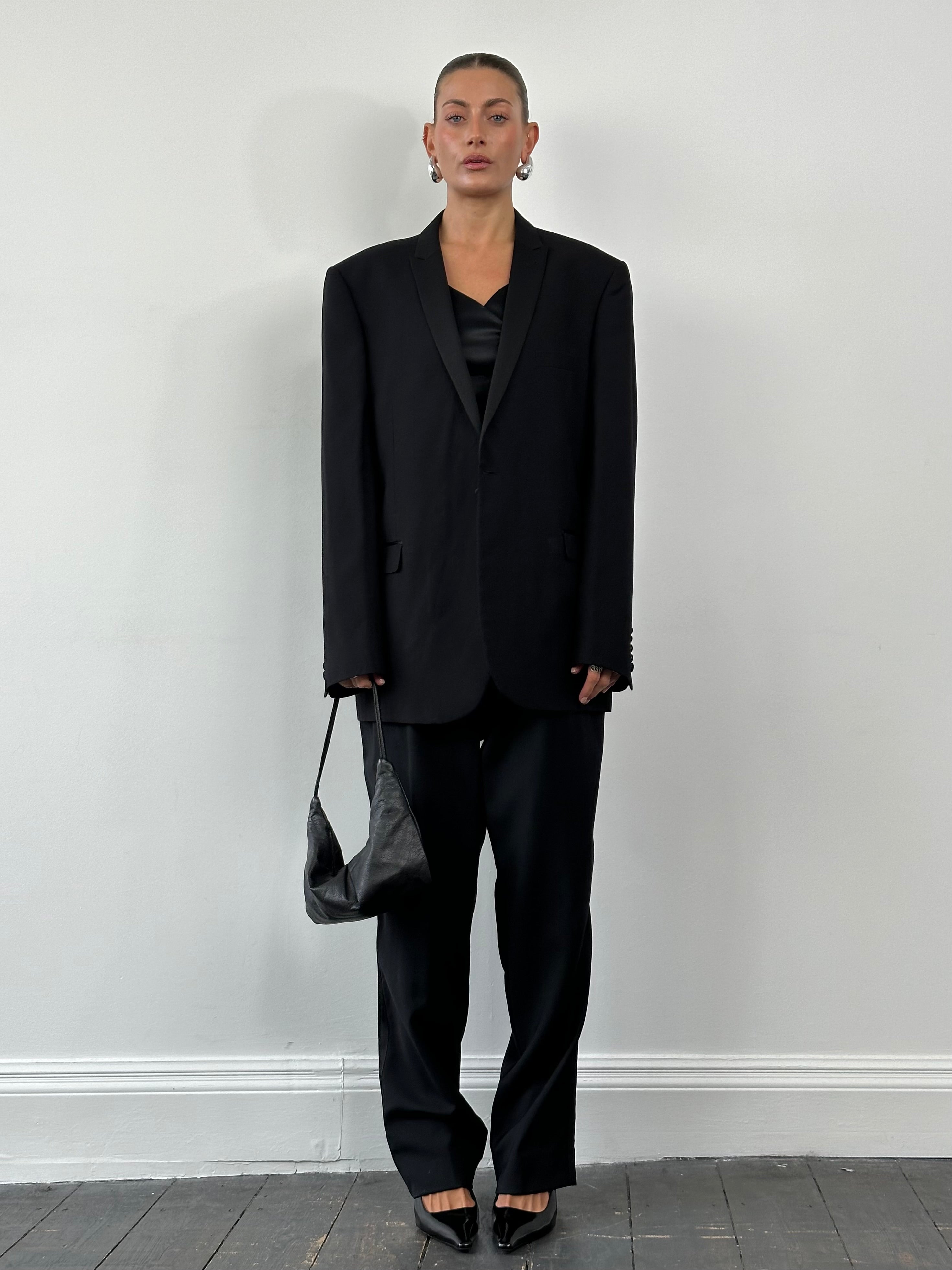 Vintage Tuxedo Single Breasted Suit - 46L/W38 - SYLK