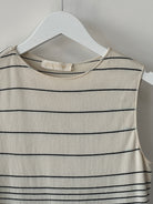 Valentino Silk Asymmetric Stripe Vest Top - XS - SYLK