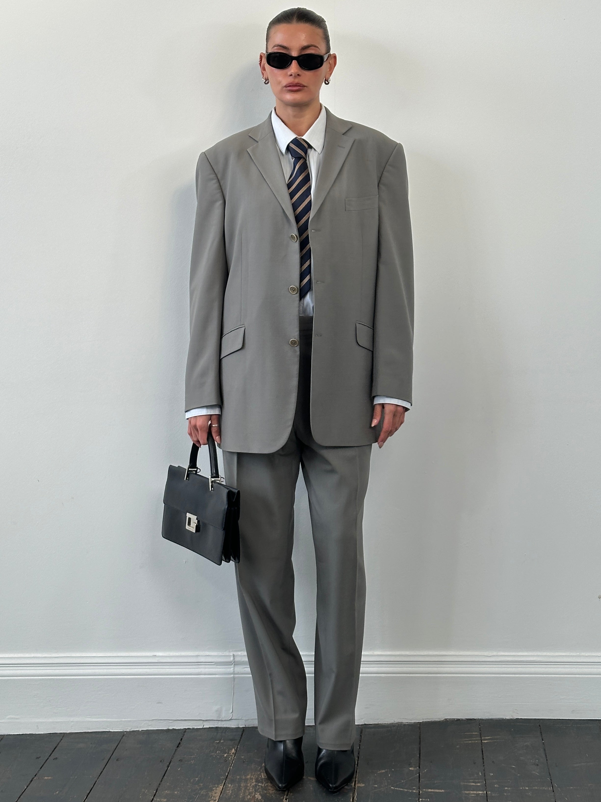 Balmain 1990s Wool Single Breasted Suit - 42R/W34 - SYLK