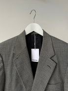 Aquascutum Pure Wool Gingham Single Breasted Blazer - L - SYLK