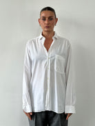 Valentino Chemises 00s Cotton Logo Shirt - L/XL - SYLK