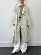 Burberry Pure Cotton Double Breasted Trench Coat - XL - SYLK