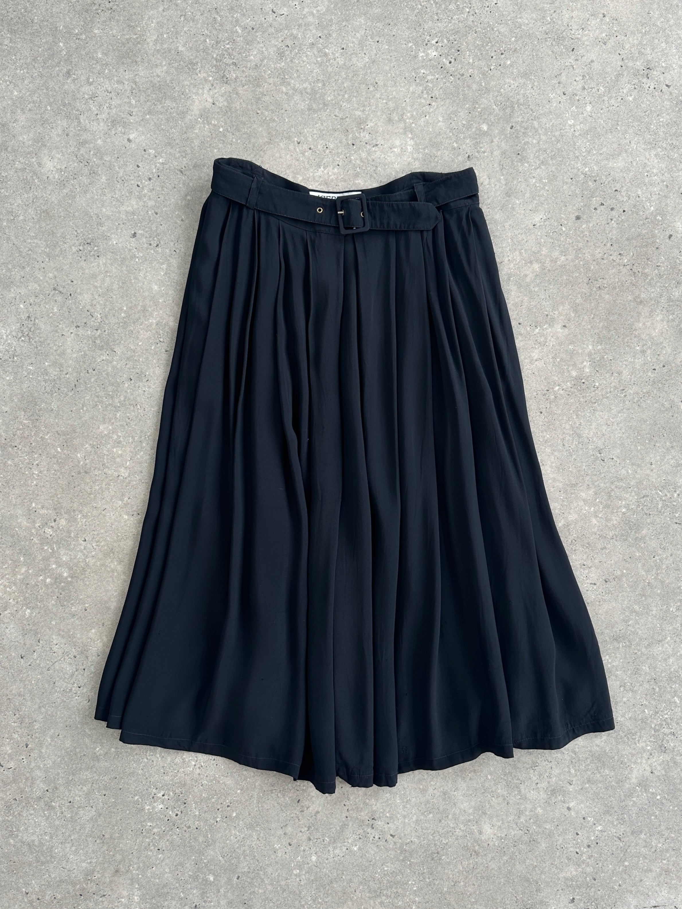 Iceberg Pleated Belted Midi Skirt - W28 - SYLK