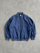 Vintage Pure Silk Bomber Jacket - XL - SYLK