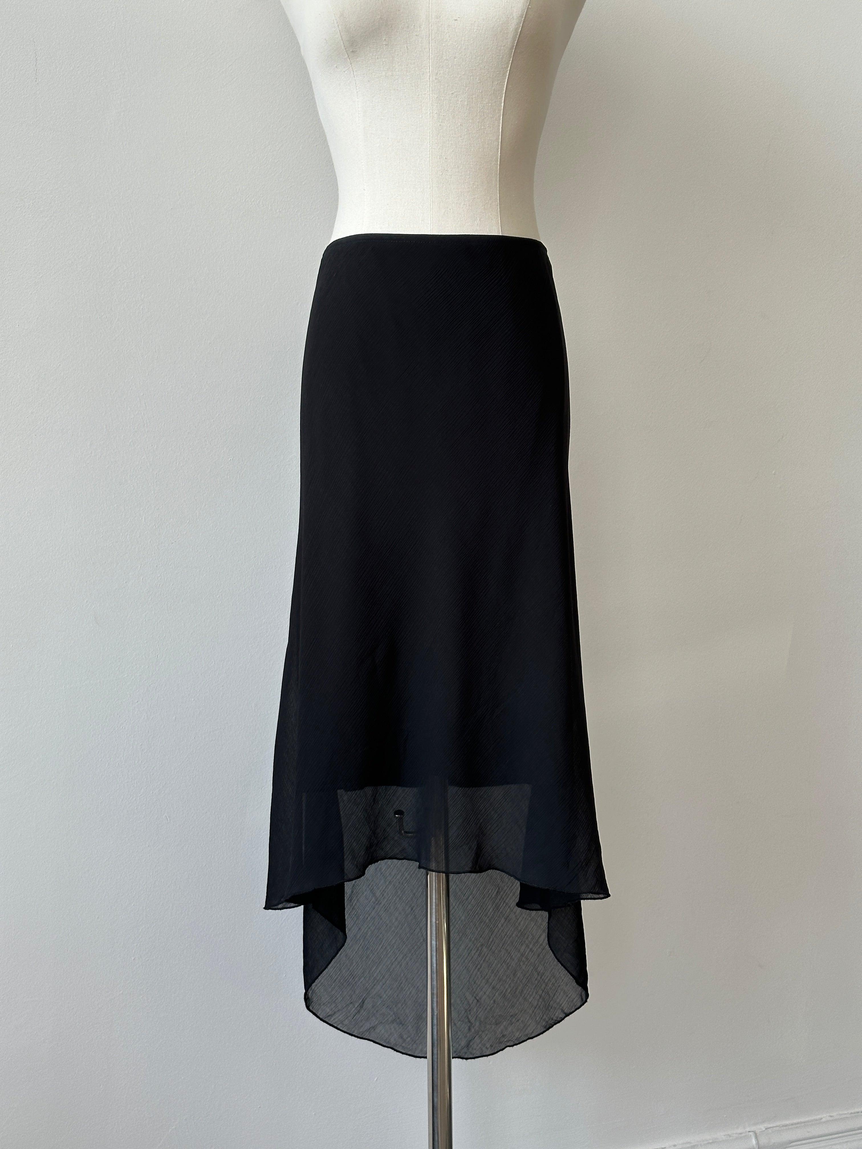 USA Vintage 1990s Asymmetric Midi Skirt - W29