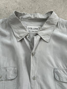Vintage 1990s Relaxed Pure Silk Shirt - XL - SYLK