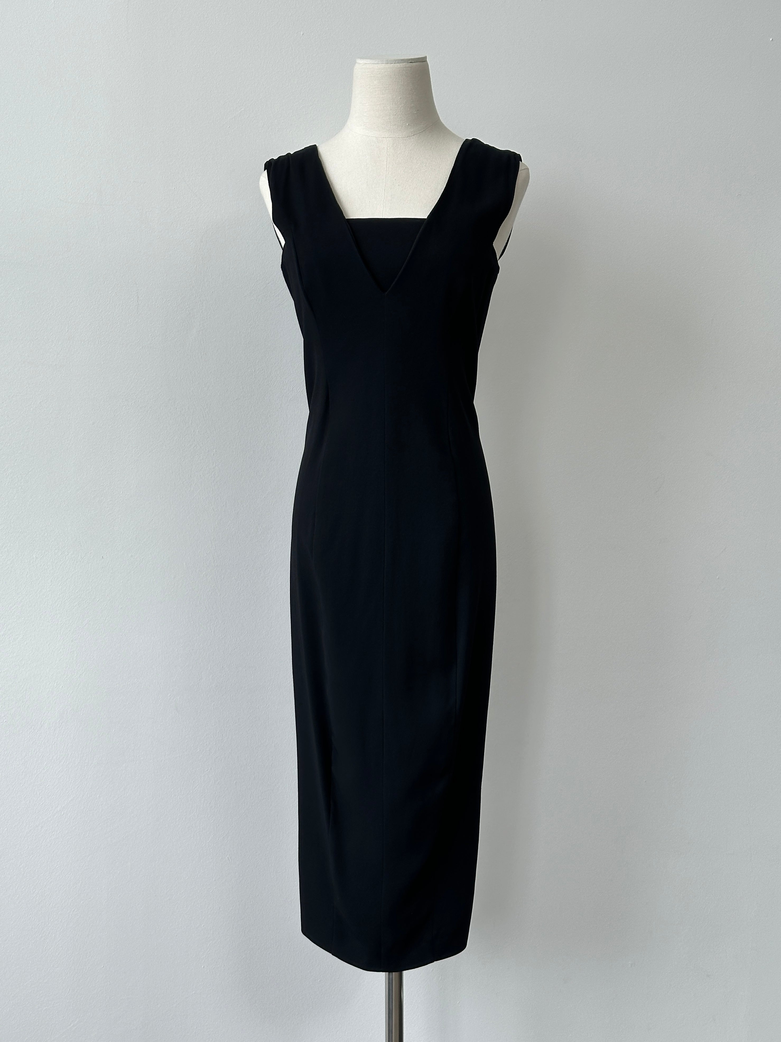 Sportmax 2000s Fitted Midi Dress - S