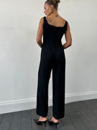 Max Mara Square Neck Jumpsuit - S/M - SYLK