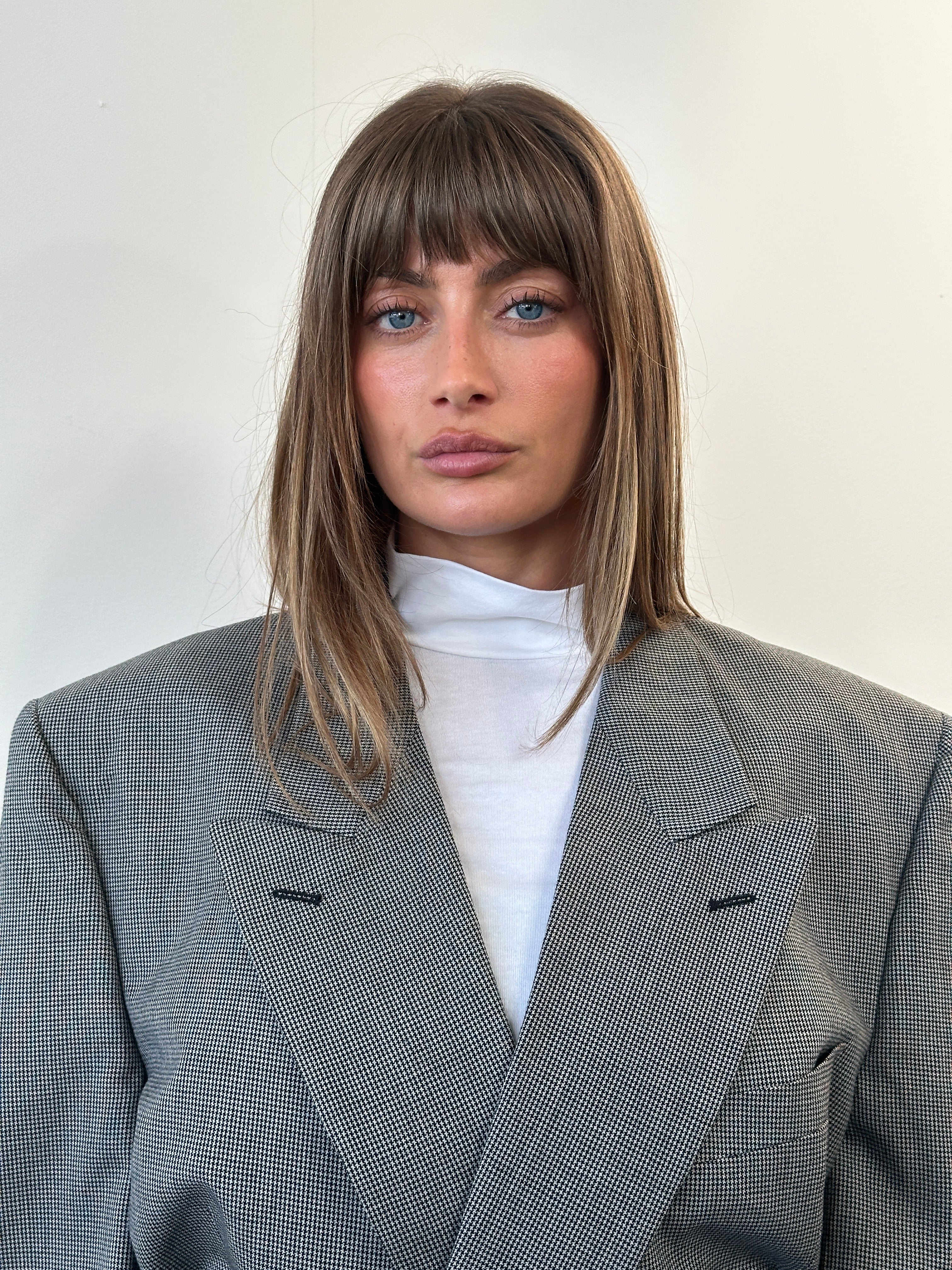 **Christian Dior Monsieur 1980s Pure Wool Houndstooth Blazer - 44R/XL - SYLK
