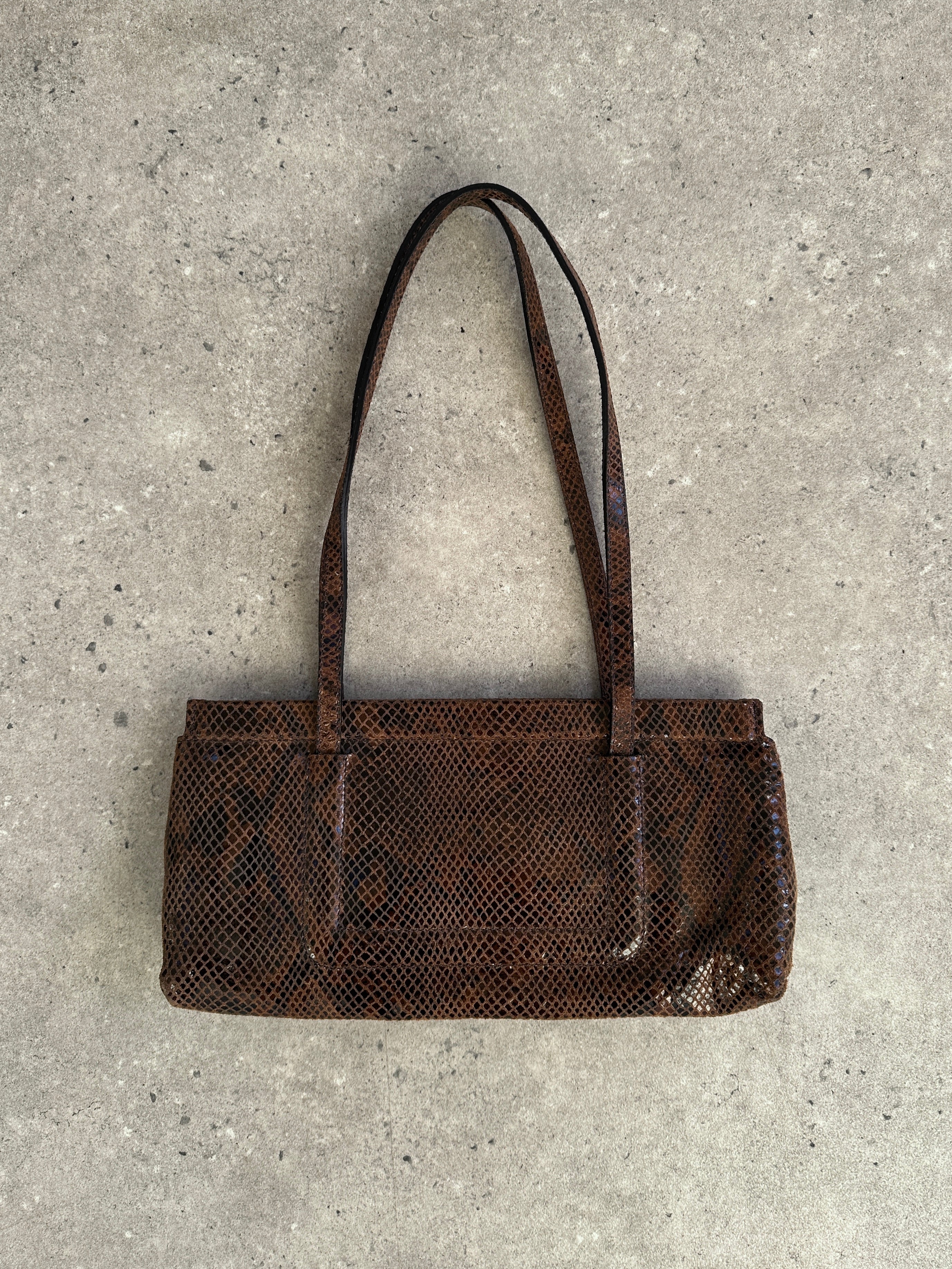 Emporio Armani Snakeskin Handbag | SYLK