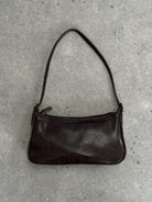 Vintage Faux Leather Shoulder Bag - SYLK