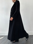 Emporio Armani A-Line Floor Length Cashmere Coat - S/M - SYLK