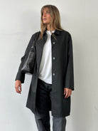 Max Mara Waterproof Concealed Placket Trench Coat - M/L - SYLK