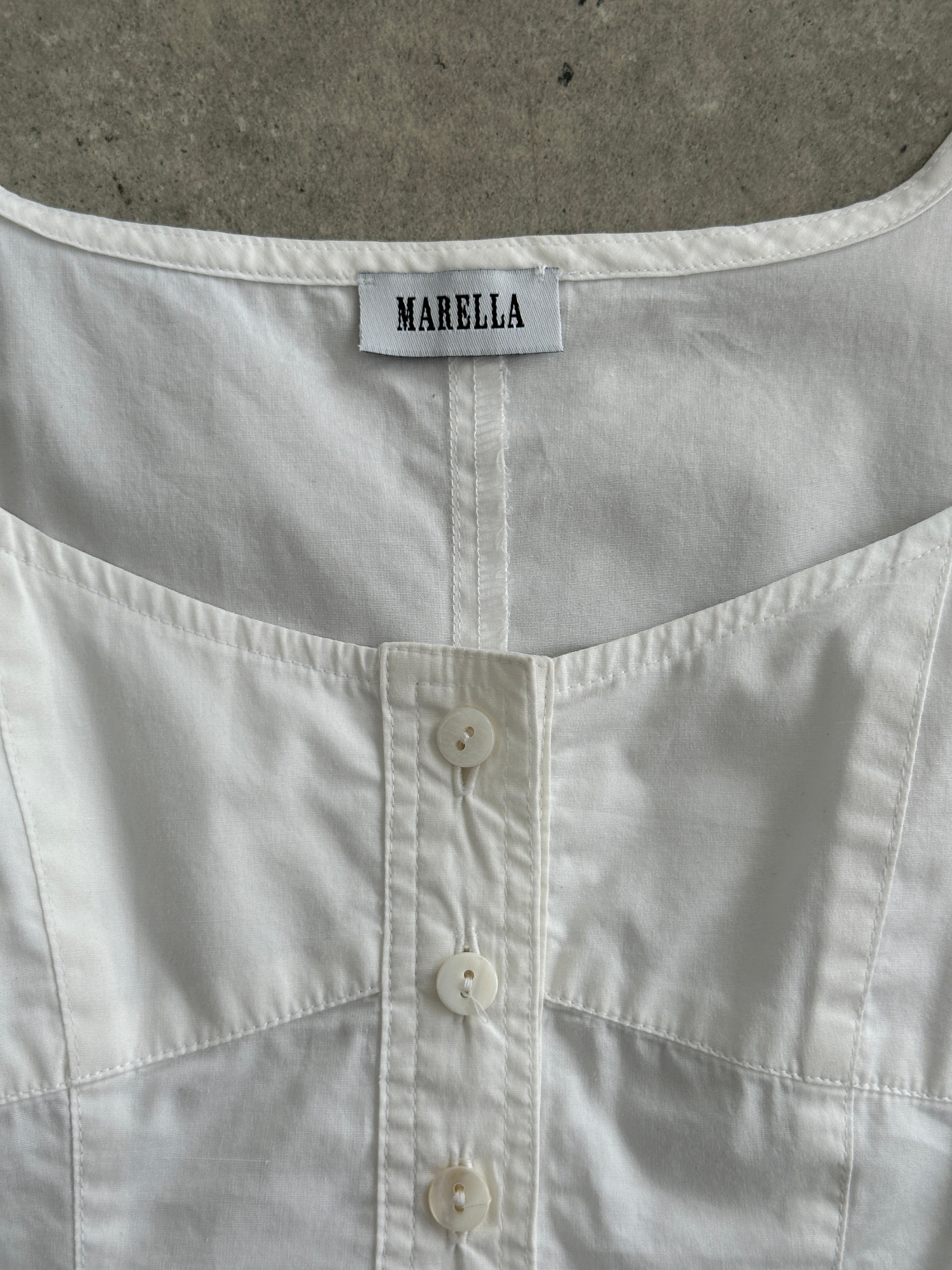 Marella Cotton Vest Top - S/M - SYLK