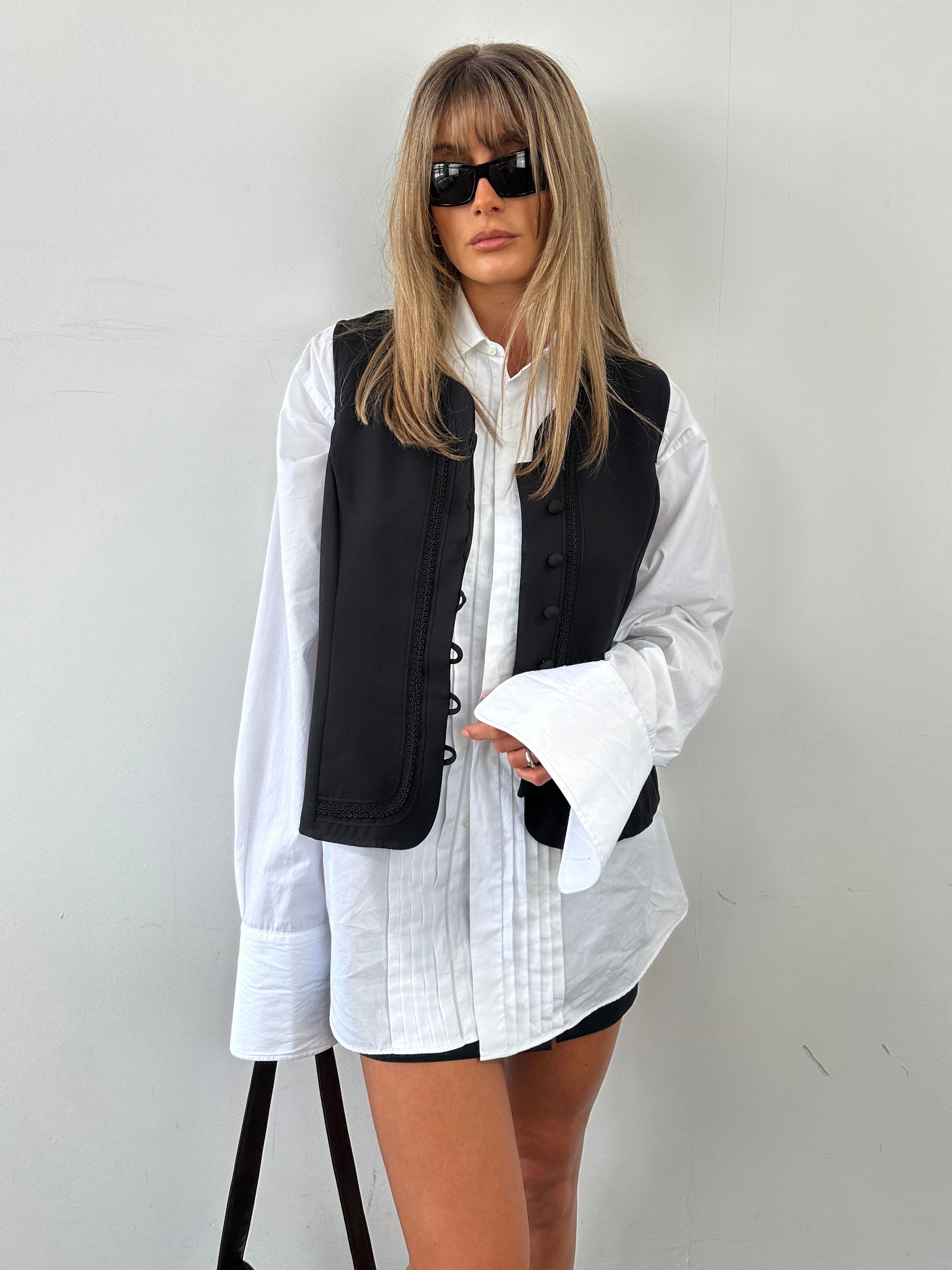 Vintage Embroidery Waistcoat - M/L - SYLK