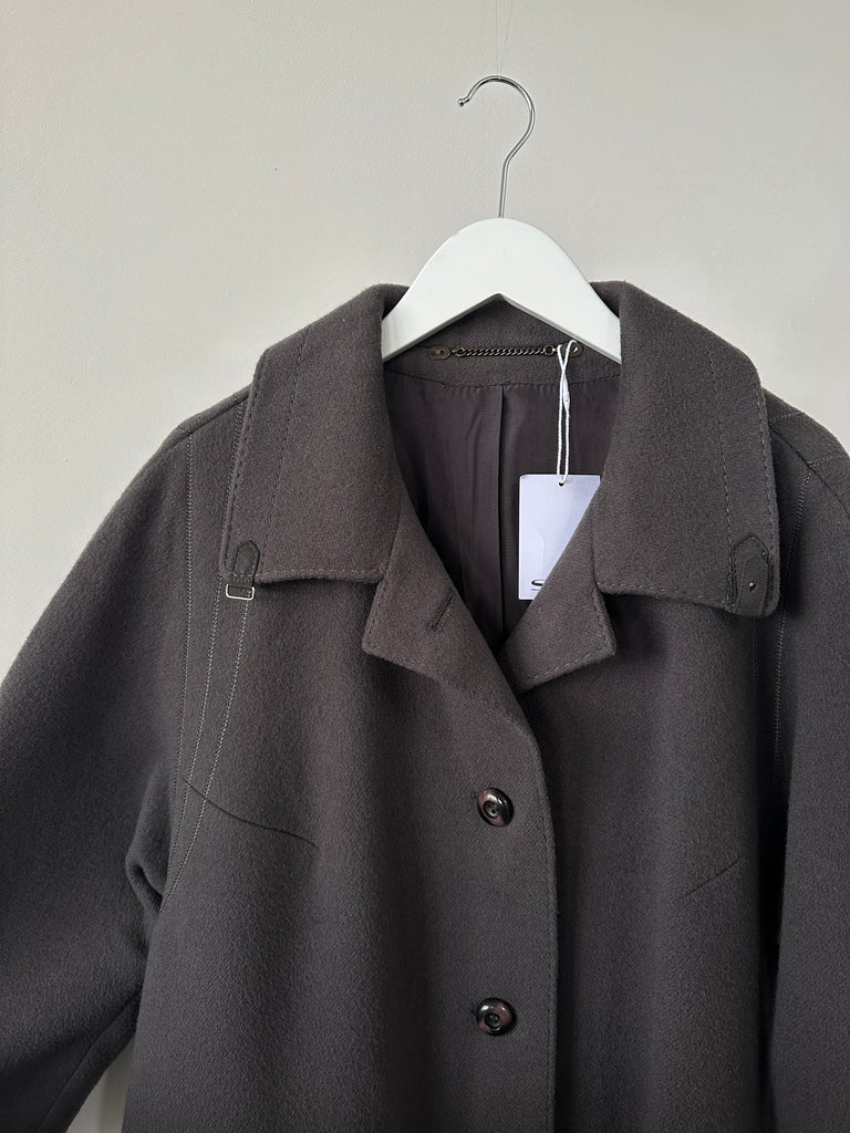Vintage New Wool Single Breasted Coat - M - SYLK