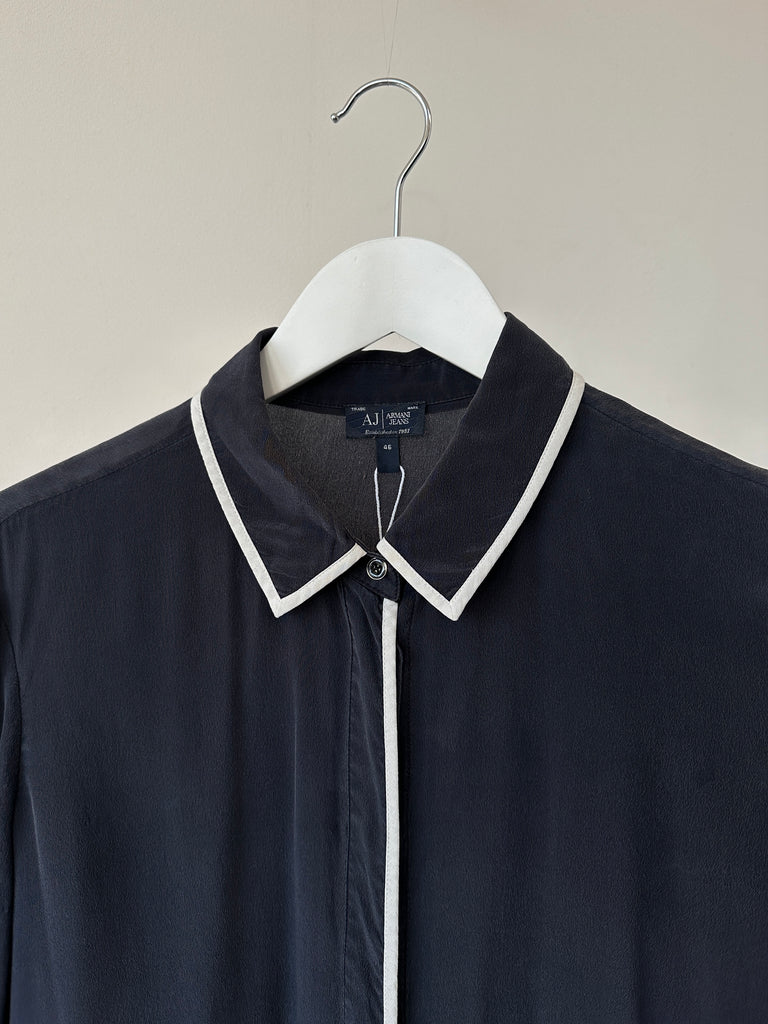 Armani Pyjama Silk Shirt - M - SYLK