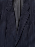 Christian Dior Le Connaisseur 1980s Pure Wool Stripe Blazer - 41R/L - SYLK