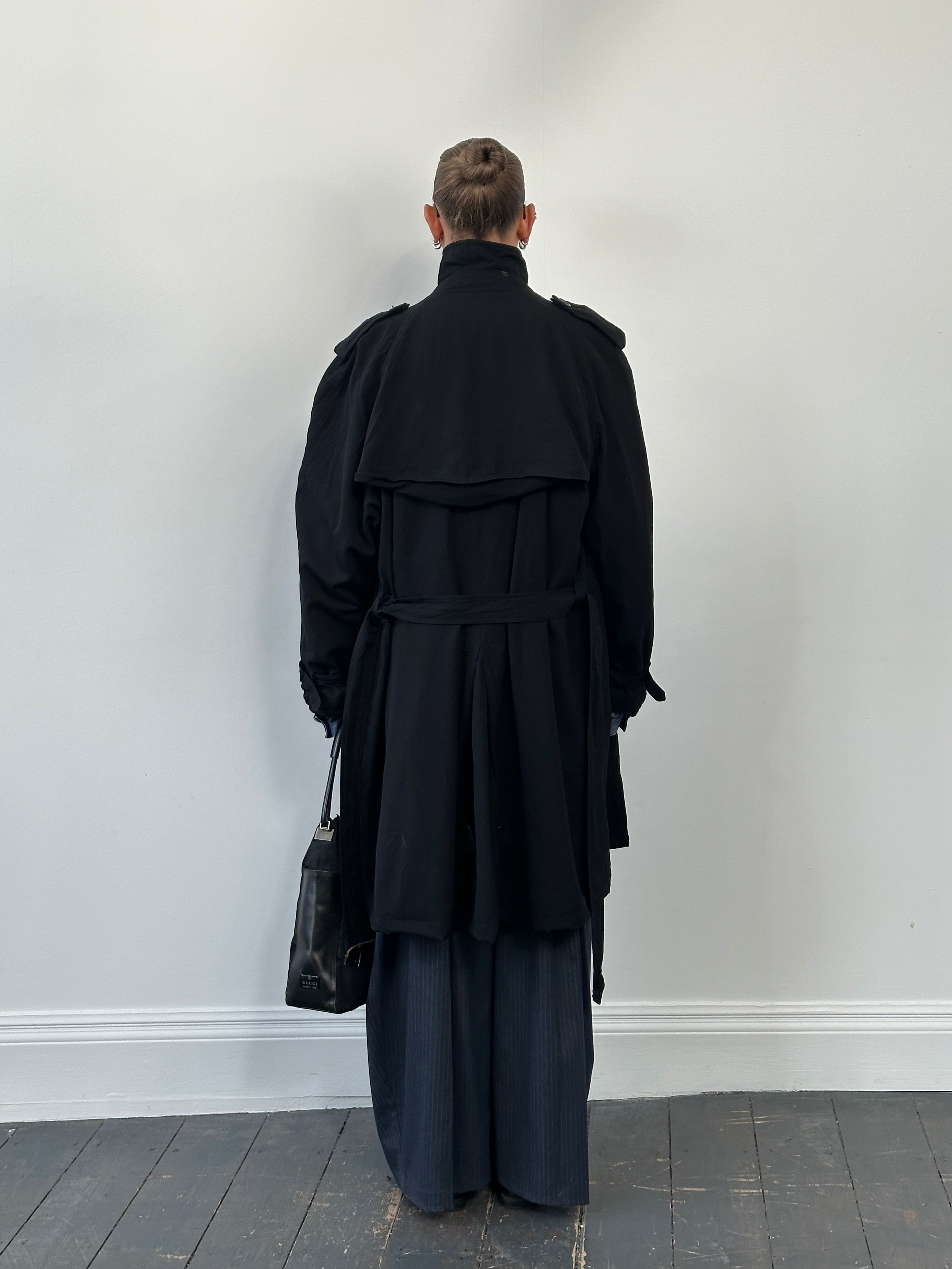 Christian Dior Monsieur 1980s Double Breasted Trench Coat - XL - SYLK