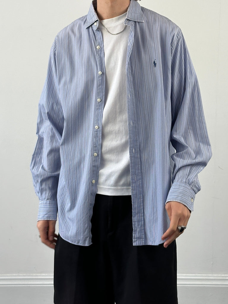 Ralph Lauren Stripe Pure Cotton Shirt - XL - SYLK