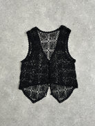 Vintage Crochet Waistcoat - M - SYLK