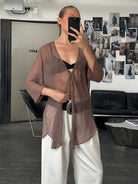 Italian Vintage 1990s Sheer Kaftan - M - SYLK