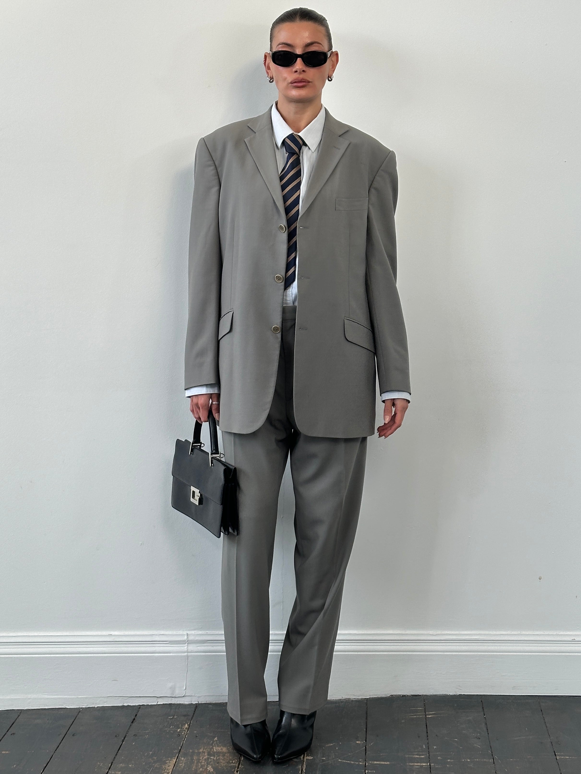 Balmain 1990s Wool Single Breasted Suit - 42R/W34 - SYLK
