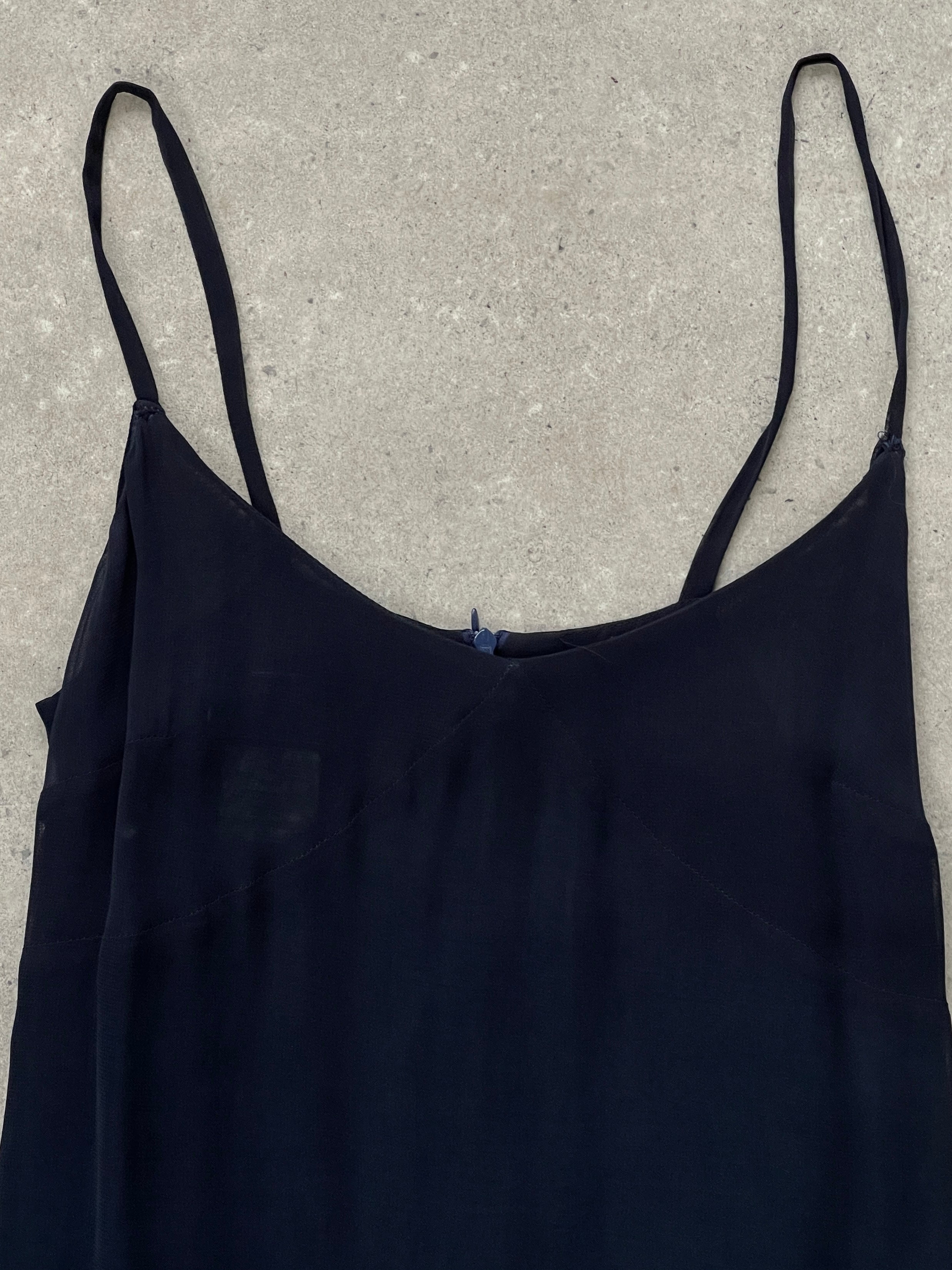 Gianni Versace Verus 1990s Sheer Slip Dress - S - SYLK