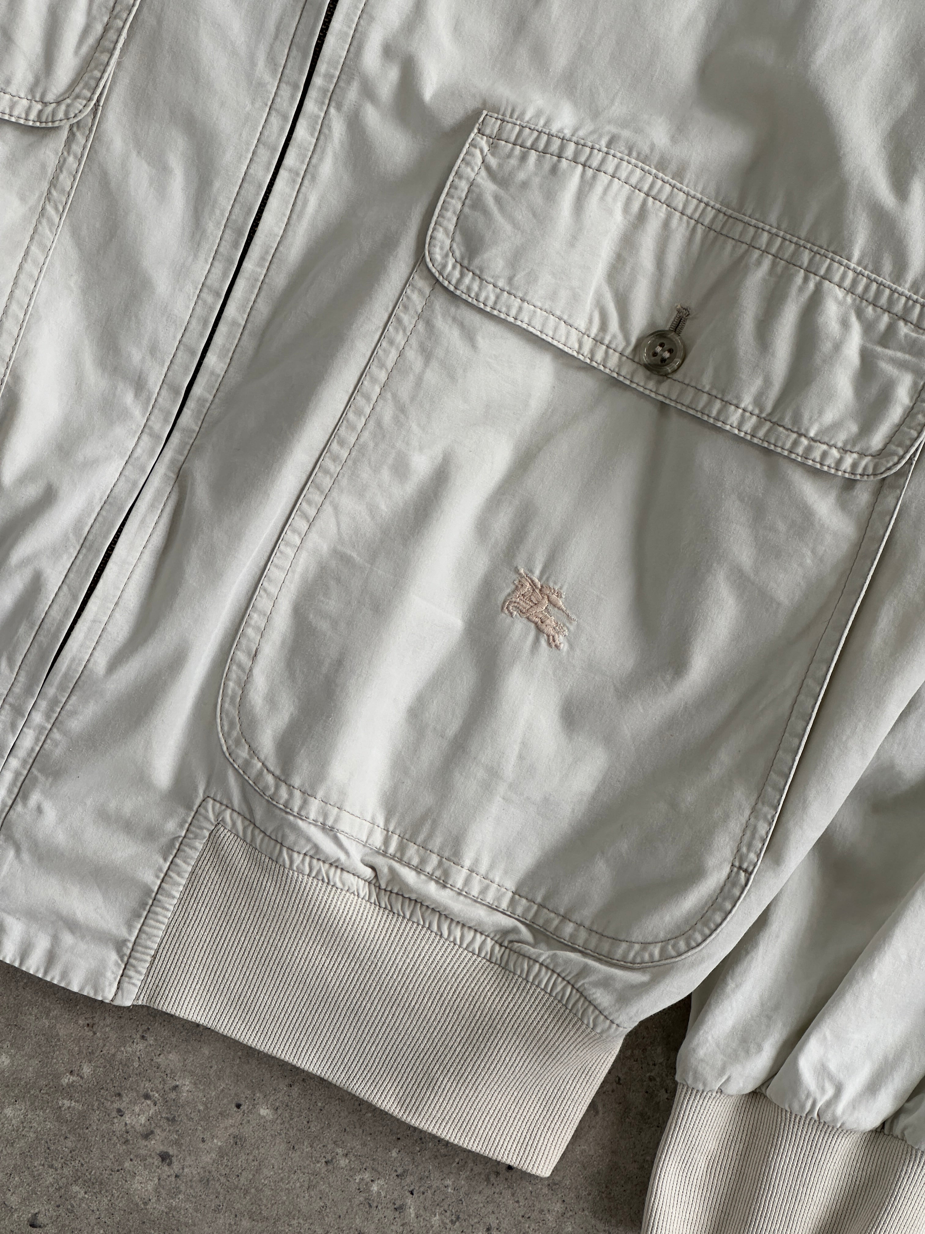 Burberry Logo Bomber Jacket - L/XL - SYLK