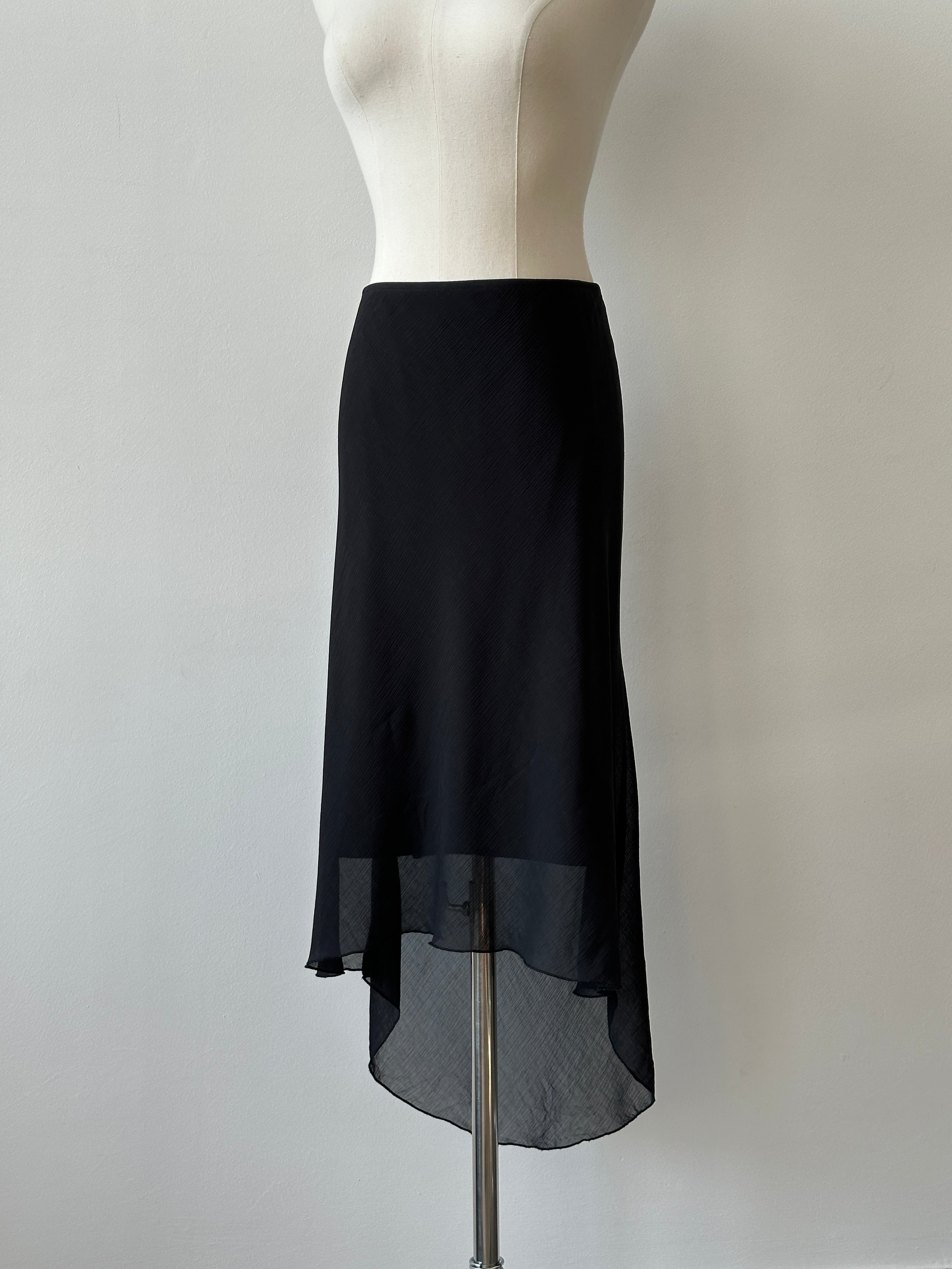 USA Vintage 1990s Asymmetric Midi Skirt - W29