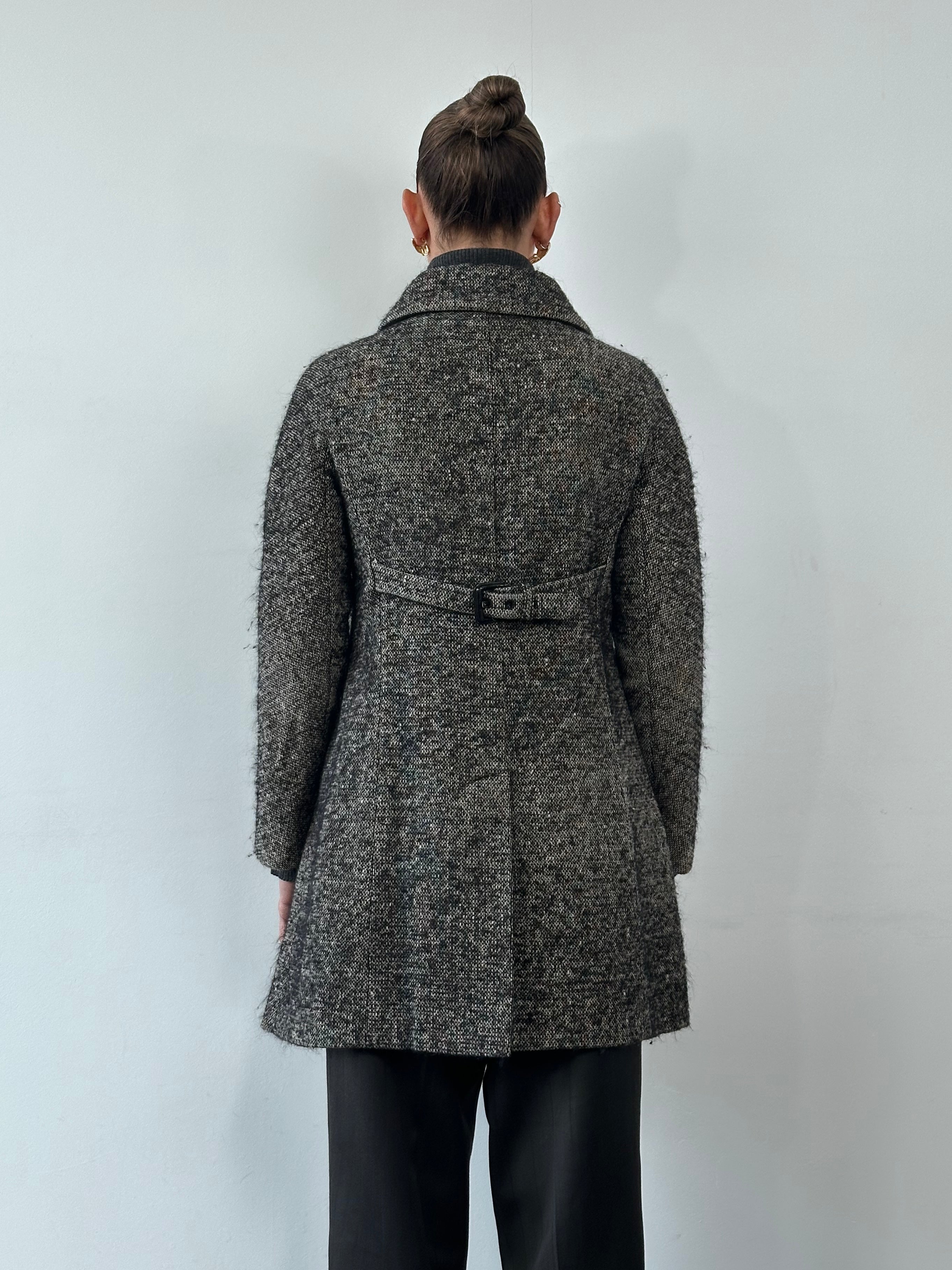 Max Mara Studio Wool Woven Coat - S - SYLK