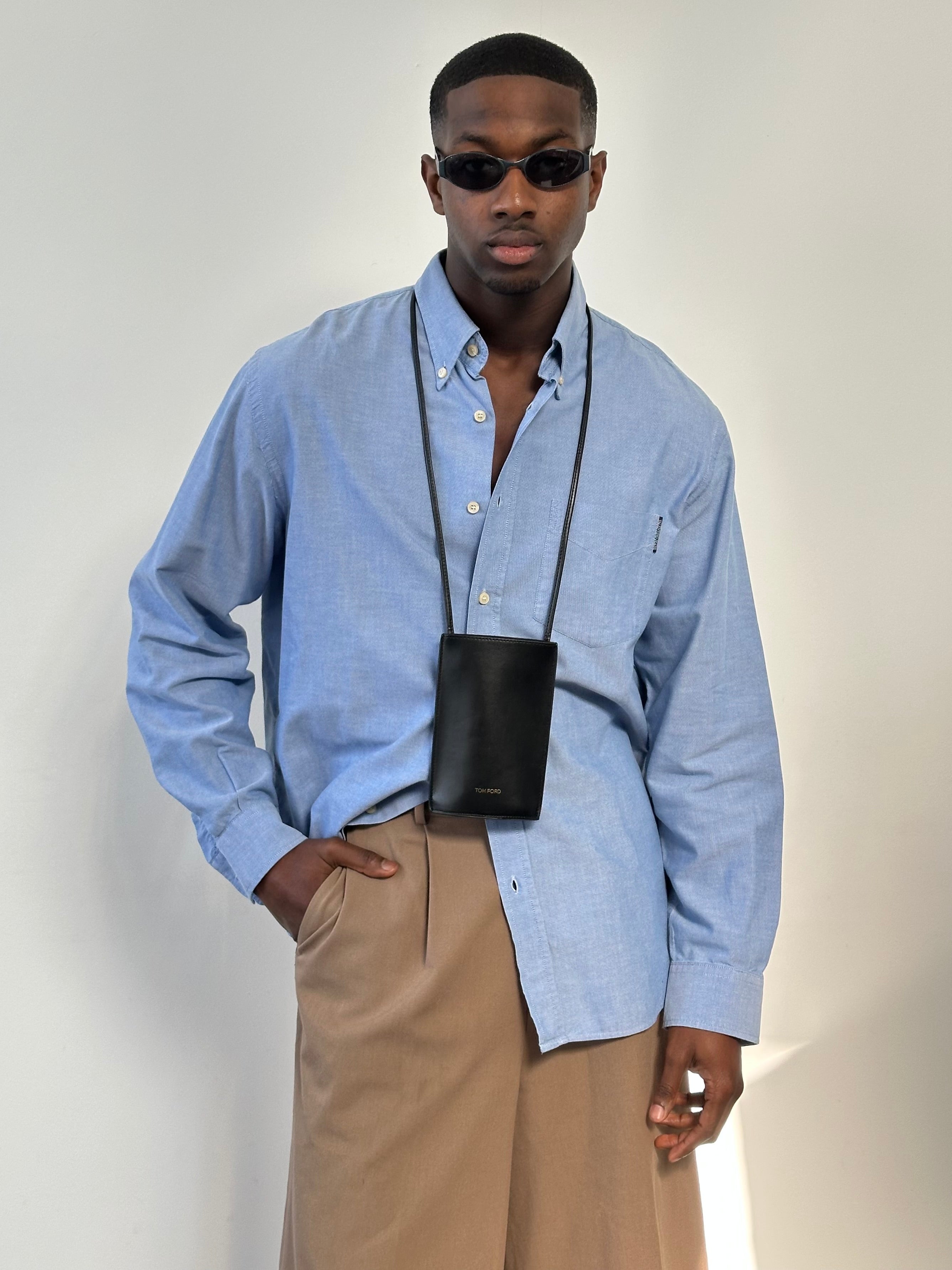 Valentino Jeans 1990s Pure Cotton Logo Shirt - XL