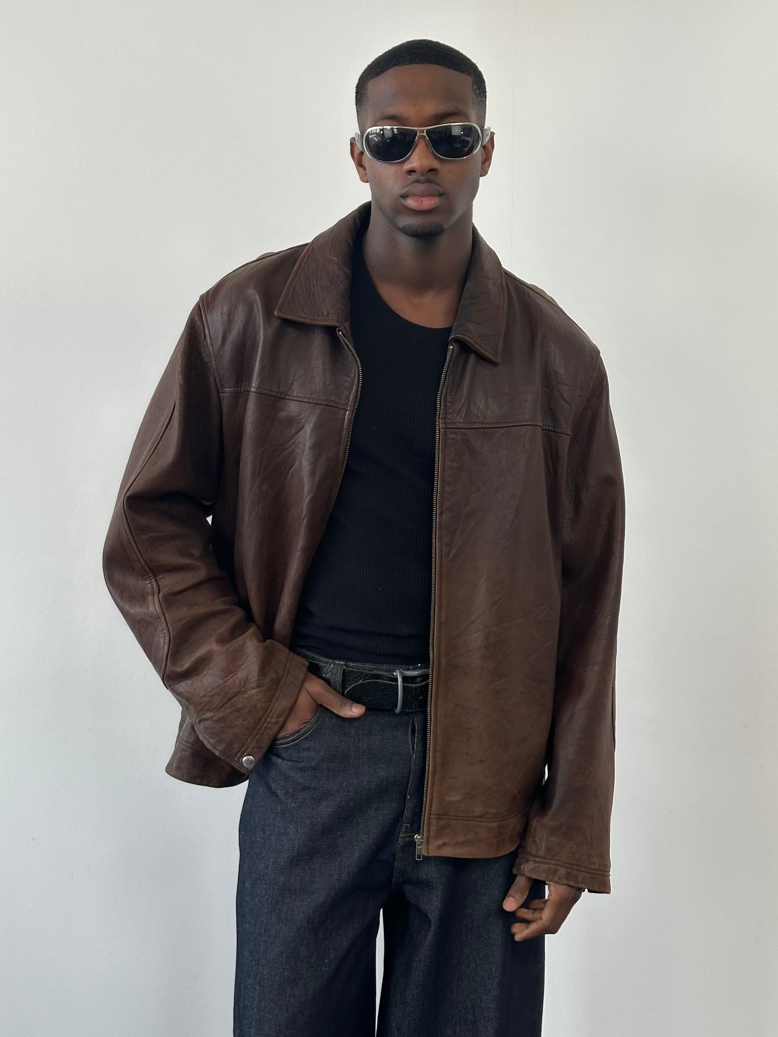 ジャケット・アウター Vintage leather jacket archive Lightning Archives LEATHER JACKET Revised Edition – World Club