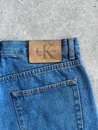 Calvin Klein CK Loose Leg Denim Shorts - W32 - SYLK