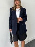 Yves Saint Laurent Double Breasted Pure Wool Blazer - 42R/L-XL - SYLK