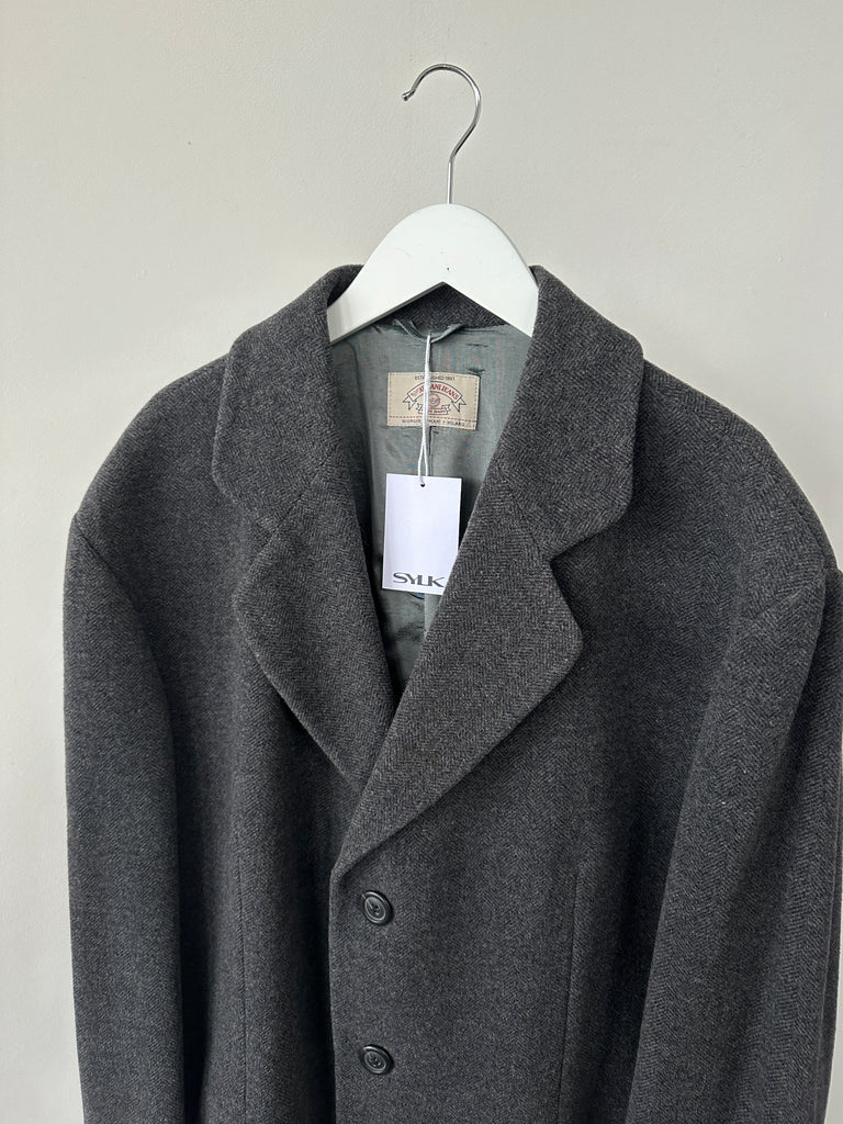 Armani Wool Single Breasted Coat - XL - SYLK
